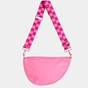 Limited edi Pink classic crossbody diaper Bag w/ additional Strap & changing pad